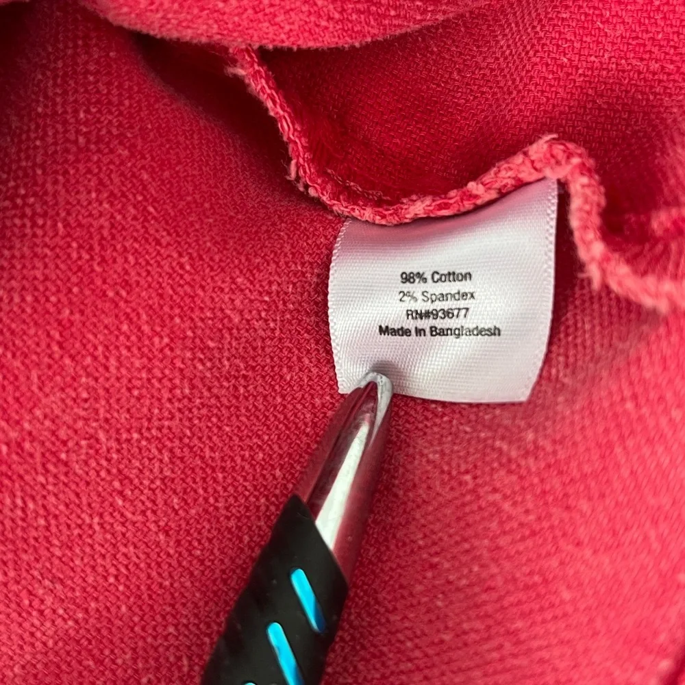 Distressed Faded Red Jean Jacket - Picture 3 of 11